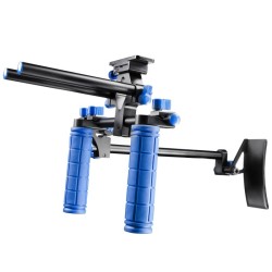 Walimex pro Cineast III olkavaljain DSLR ja järjestelmäkameroille 490 x 255 x 350 mm musta sininen