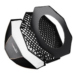 Walimex pro Octagon Softbox PLUS Orange Line 90 cm kahdeksankulmainen softbox Aurora Bowens adapterit