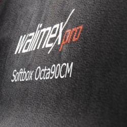 Walimex pro Octagon Softbox PLUS Orange Line 90 cm, kahdeksankulmainen softbox, Aurora/Bowens-adapterit