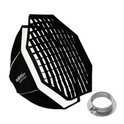Walimex pro Essential okta softbox 90 cm Bowens ja Profoto sovittimet kenno grid ja kuljetuslaukku