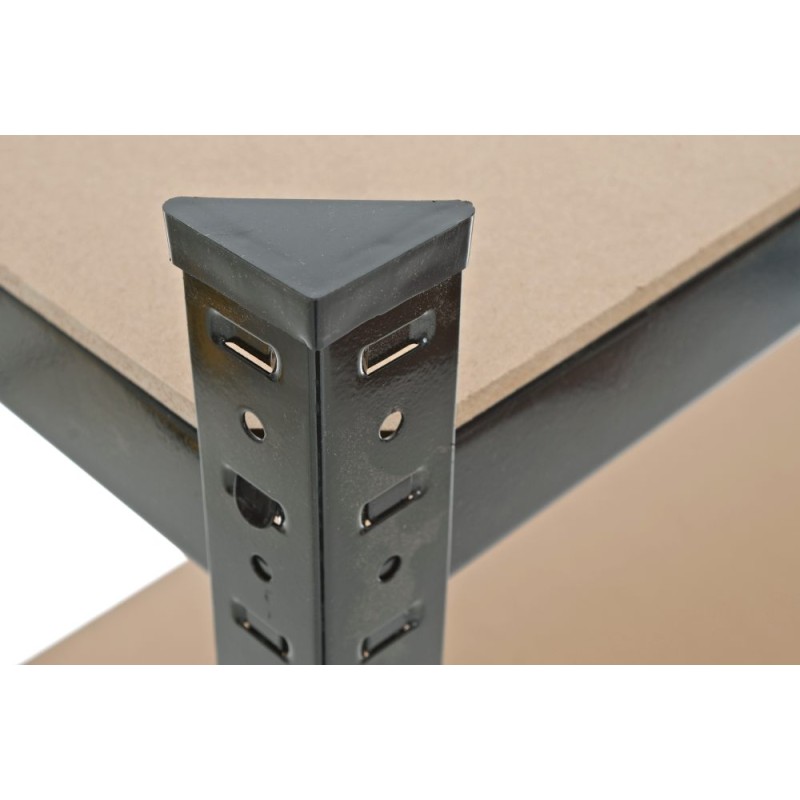 Metallinen säädettävä hyllyjärjestelmä kestävällä rakenteella ja monipuolisilla käyttömahdollisuuksilla