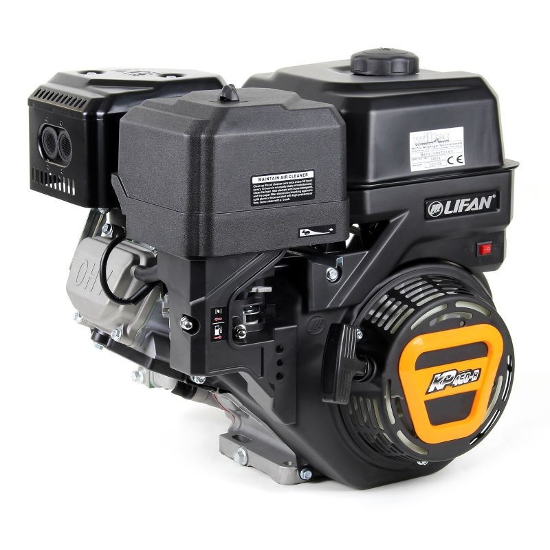 LIFAN KP460-R bensiinimoottori 16,3 PS, 459 cm³, 4-tahtinen, ilmajäähdytteinen, 22 mm kampiakseli, OHV