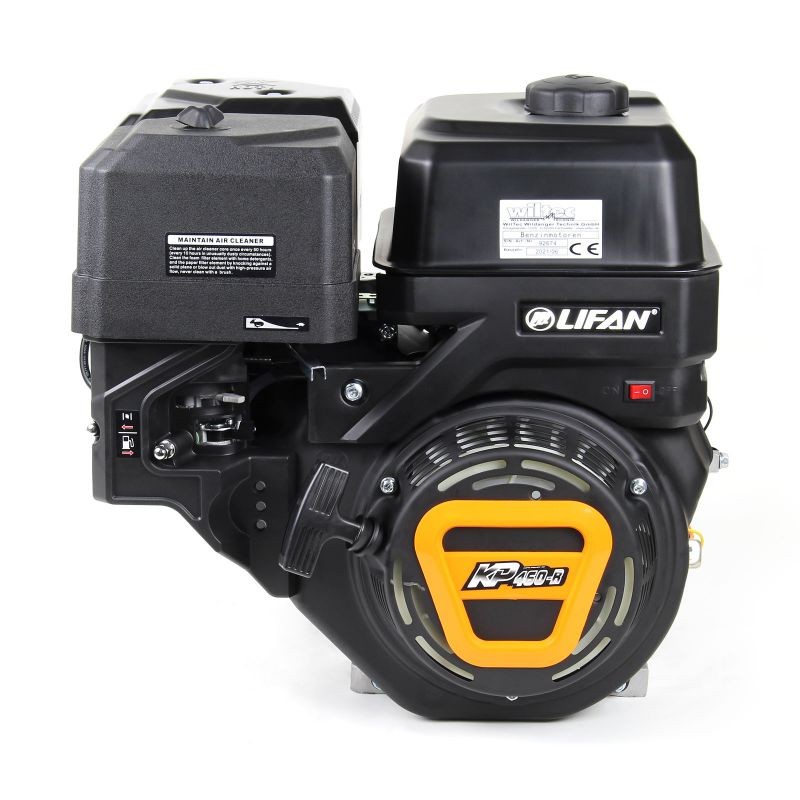 LIFAN KP460-R bensiinimoottori 16,3 PS, 459 cm³, 4-tahtinen, ilmajäähdytteinen, 22 mm kampiakseli, OHV