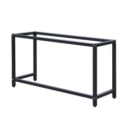 Työpöydän runko 100 x 50 x 80 cm, musta, kantavuus 250 kg, säädettävä korkeus 83,5 cm