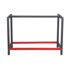 Työpöydän teräsrunko 100 x 57 x 81 cm, antrasiitti/punainen, kantavuus 200 kg