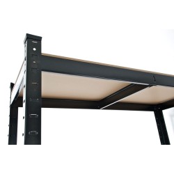 Metallinen säädettävä hyllyjärjestelmä kestävällä rakenteella ja monipuolisilla käyttömahdollisuuksilla