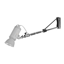 Walimex pro seinäkiinnitteinen valaisinjalka 120-215 cm, musta, alumiini, max. kuormitus 4 kg