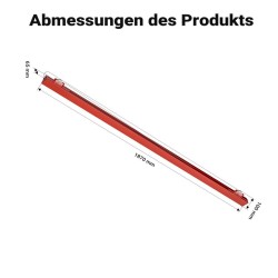 XXL-levynostimen jatko-osa 140 cm, max. 68 kg, punainen
