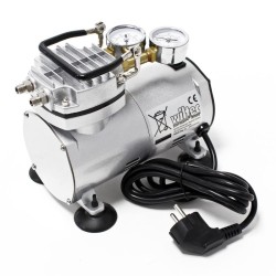 Airbrush-kompressori AS20W, 4 bar, yksisylinterinen, öljytön