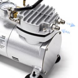 Airbrush-kompressori AS20W, 4 bar, yksisylinterinen, öljytön