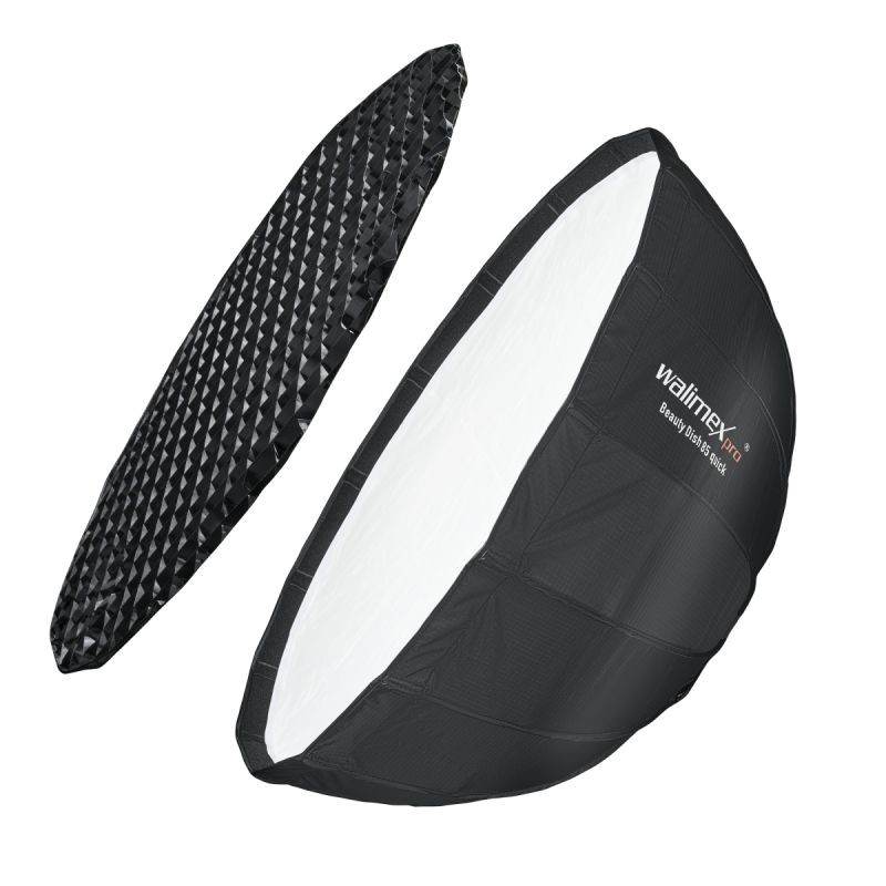 Walimex pro Studio Line Beauty Dish Softbox 85 x 40 cm QA85, kenno, diffuusorit, kantolaukku