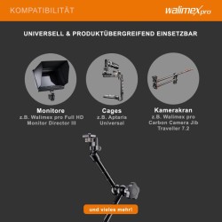 Walimex pro Magic 28 nivelvarsisetti pyörimissuojalla 28 cm musta alumiini