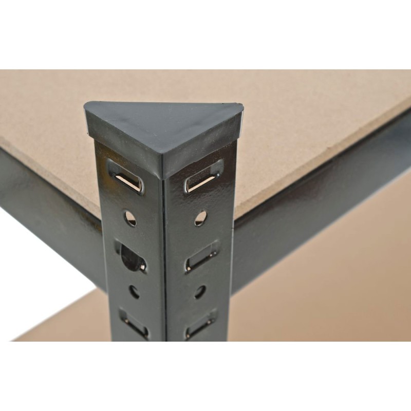 Metallinen säädettävä hyllyjärjestelmä kestävällä rakenteella ja monipuolisilla käyttömahdollisuuksilla