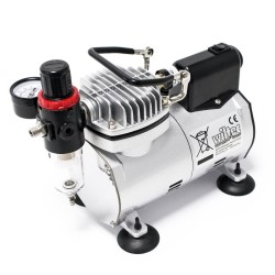 Airbrush-kompressori AF18-2 kalvokompressori 4 bar automaattinen sammutus painemittari