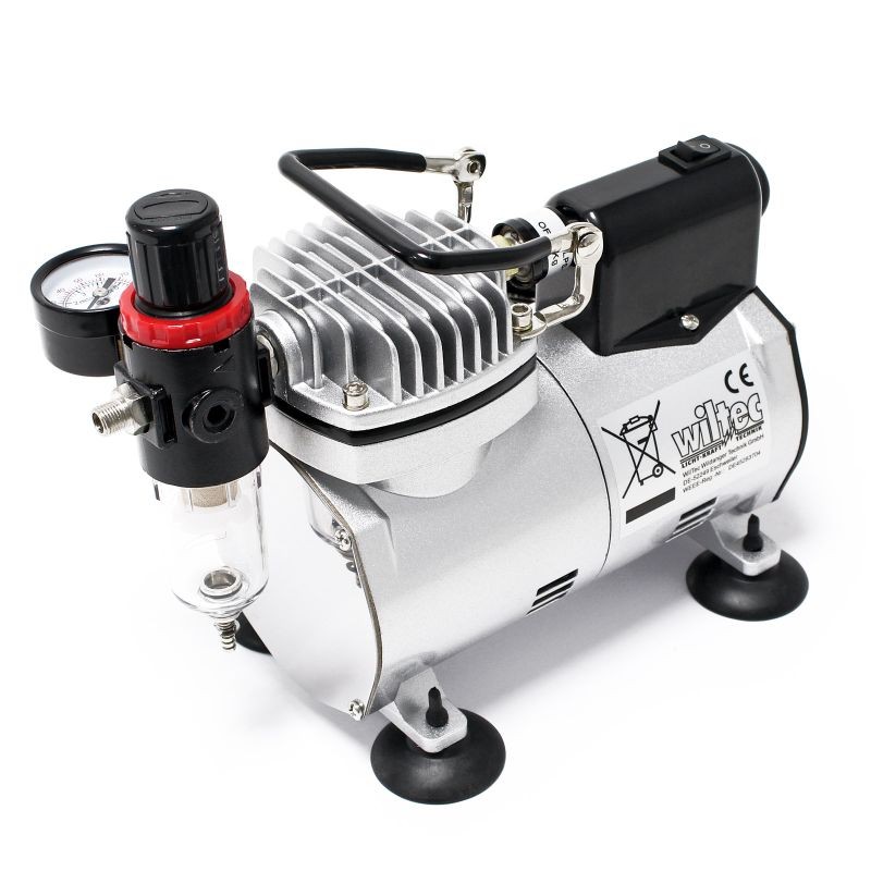 Airbrush-kompressori AF18-2 kalvokompressori 4 bar automaattinen sammutus painemittari