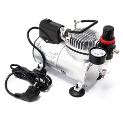 Airbrush-kompressori AF18-2 kalvokompressori 4 bar automaattinen sammutus painemittari