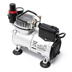 Airbrush-kompressori AF18-2 kalvokompressori 4 bar automaattinen sammutus painemittari