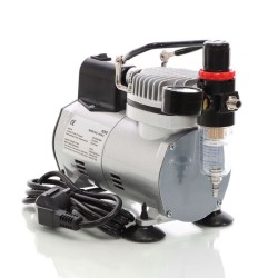 Airbrush-kompressori AF18-2 kalvokompressori 4 bar automaattinen sammutus painemittari