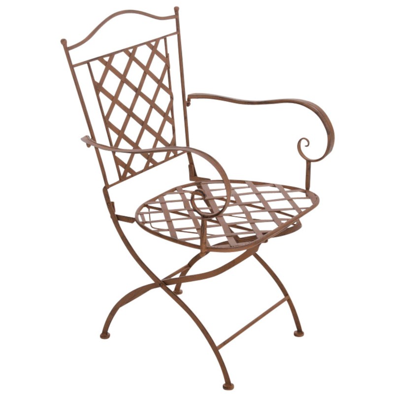 Antiikkiset Adara-puutarhatuolit raudasta, 2 kpl, käsityönä valmistetut