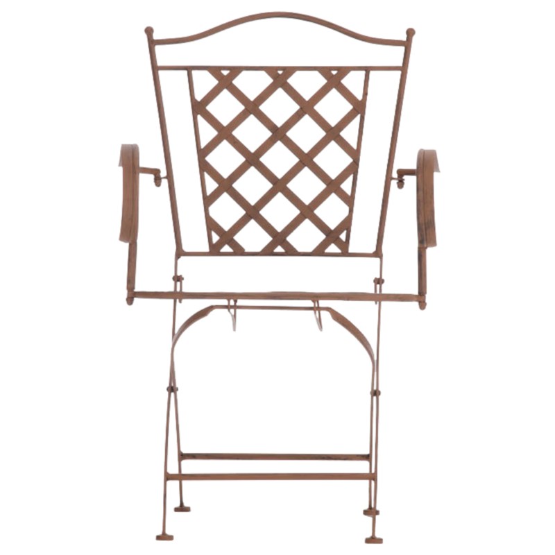 Antiikkiset Adara-puutarhatuolit raudasta, 2 kpl, käsityönä valmistetut