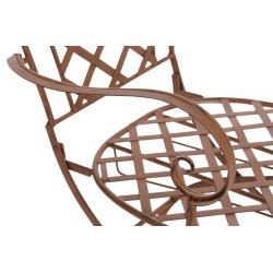 Antiikkiset Adara-puutarhatuolit raudasta, 2 kpl, käsityönä valmistetut