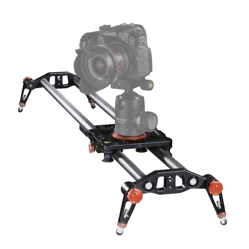 Walimex pro Carbon Video Slider Pro 80 cm - videoslideri, hiilikuitu, vatupassi ja 3/8" -kierre
