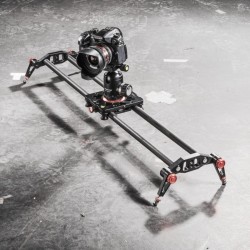 Walimex pro Carbon Video Slider Pro 80 cm - videoslideri, hiilikuitu, vatupassi ja 3/8" -kierre