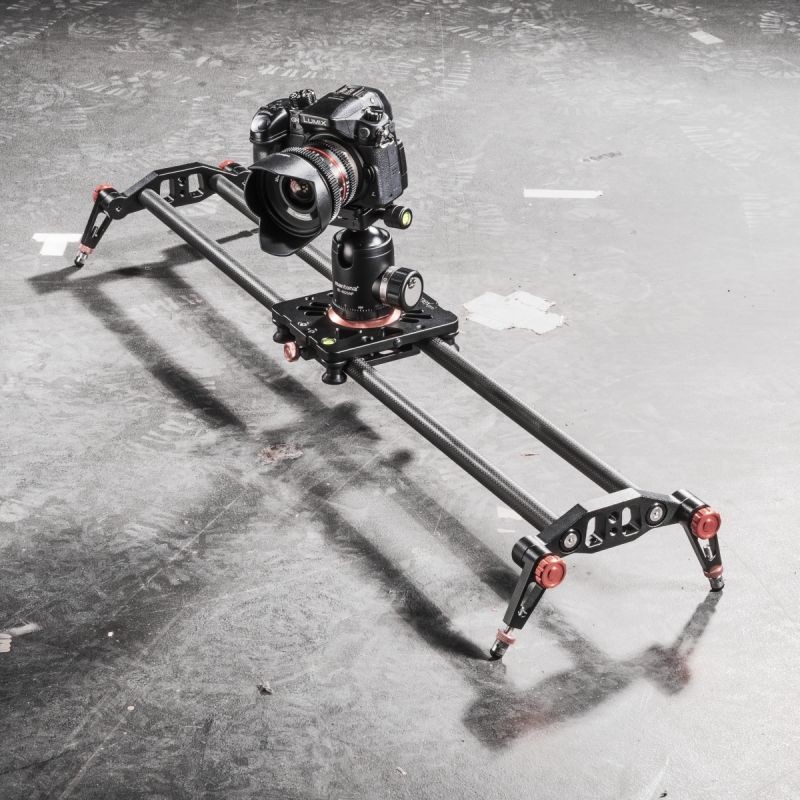 Walimex pro Carbon Video Slider Pro 80 cm - videoslideri, hiilikuitu, vatupassi ja 3/8" -kierre