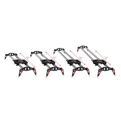 Walimex pro Carbon Video Slider Pro 80 cm - videoslideri, hiilikuitu, vatupassi ja 3/8" -kierre