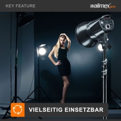 Walimex pro Niova 60 Plus Bi Color LED-studiovalo 60 W, 3200–5600 K, Bowens-kiinnitys