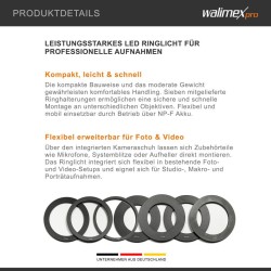 Walimex pro DSR 232 Makro LED-rengasvalo