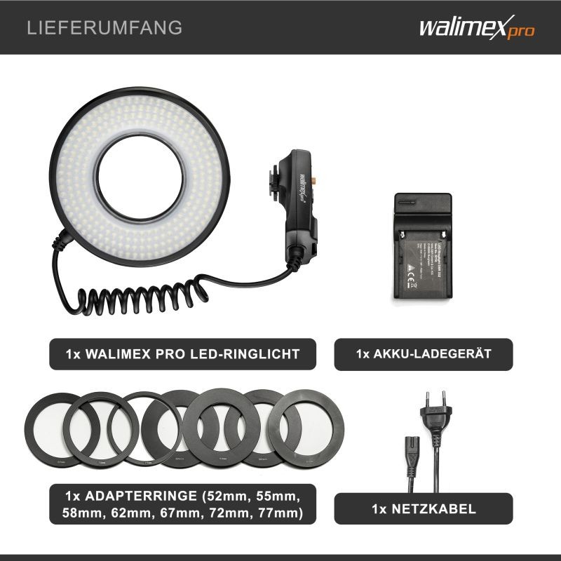 Walimex pro DSR 232 Makro LED-rengasvalo