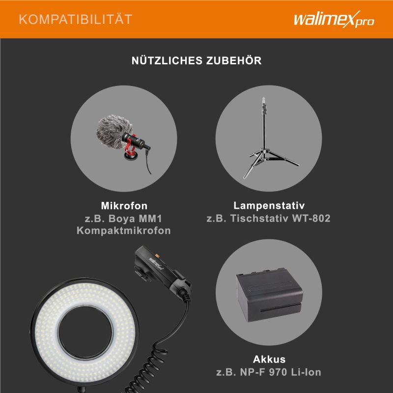 Walimex pro DSR 232 Makro LED-rengasvalo
