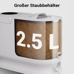 Fudajo lemmikkien hoitosetti 6-in-1, karvanleikkuukone imurilla, valkoinen