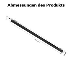 Jatko-osa XXL-levynostimelle 51289, 140 cm, max. 68 kg, musta