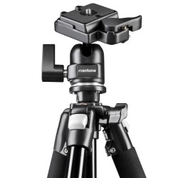 Mantona Basic Scout Max kamerajalustasetti, 157 cm, jatkovarsi, alumiini, musta