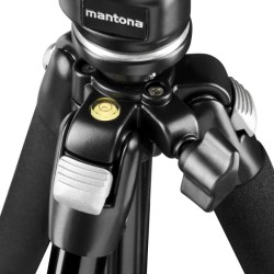 Mantona Basic Scout Max kamerajalustasetti, 157 cm, jatkovarsi, alumiini, musta