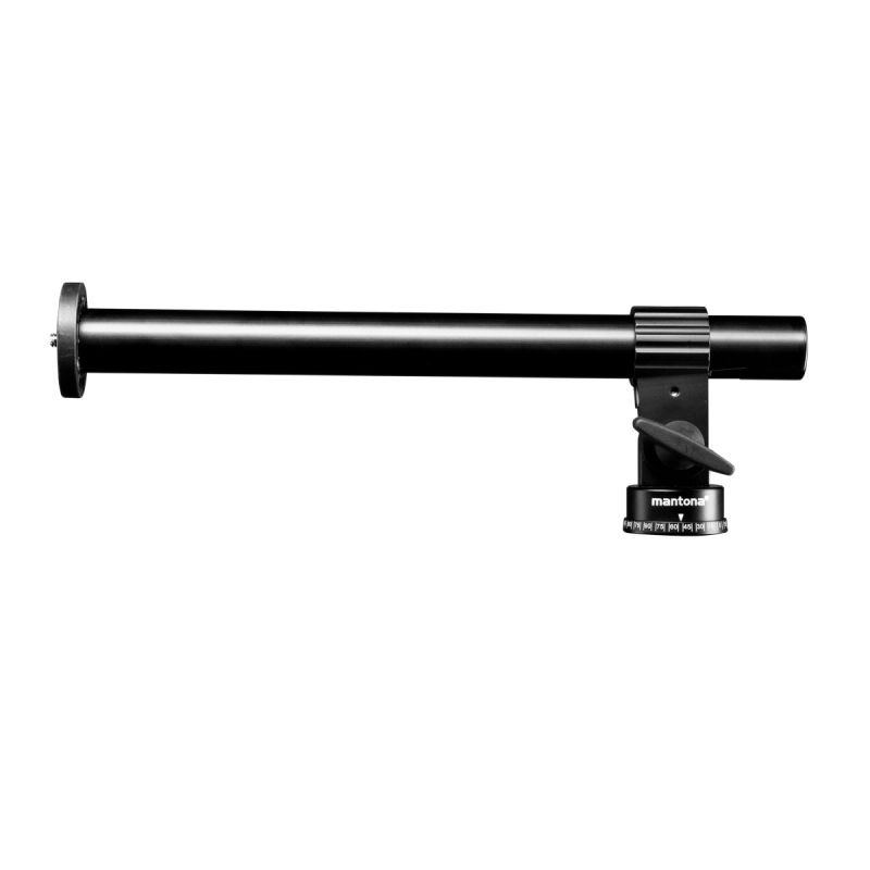 Mantona Basic Scout Max kamerajalustasetti, 157 cm, jatkovarsi, alumiini, musta