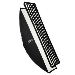 Walimex pro Essential Striplight softbox 40 x 180 cm kenno Bowens adapteri ja kuljetuslaukku