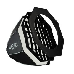 Walimex pro Octagon softbox 60 cm sisältää kennon maskin Bowens adapterin ja kuljetuslaukun