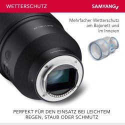 Samyang AF 135mm F1.8 FE teleobjektiivi Sony E / FE + Lens Station