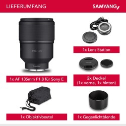 Samyang AF 135mm F1.8 FE teleobjektiivi Sony E / FE + Lens Station