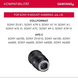 Samyang AF 24 70mm f 2 8 FE zoom objektiivi Sony E Lens Station