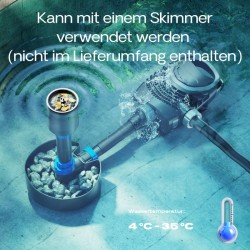 SunSun NEO-4800 SuperECO lamppumppu 4500 l/h, 30 W, suodatin- ja skimmeripumppu