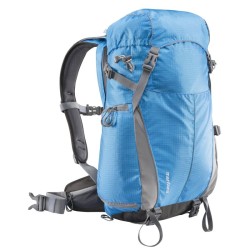 Mantona Elements Outdoor kamera ja vaellusreppu sininen sadesuojalla ja jalustakiinnikkeellä
