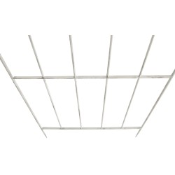 Rustic-tyylinen paula-säleikköpari köynnöskasveille, helppo asennus