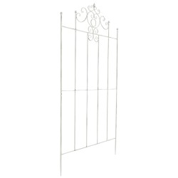 Rustic-tyylinen paula-säleikköpari köynnöskasveille, helppo asennus