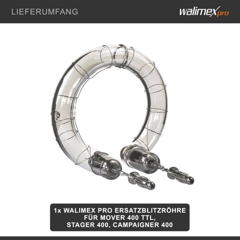Walimex pro salamaputki Mover 400 TTL, Stager 400, Campaigner 400, Godox, 400 W
