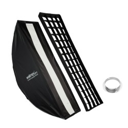 Walimex pro Studio Striplight Softbox 40 x 120 cm Bowens ja Elinchrom adapterit