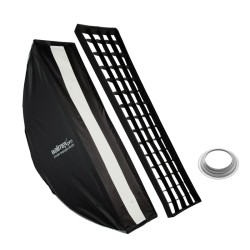 Walimex pro Studio Striplight softbox 40 x 120 cm Bowens ja Hensel EH adapterit